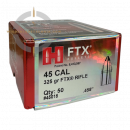 HORNADY 45015 FTX GESCHOSSE .458 (45-70) 325GR 50 STÜCK